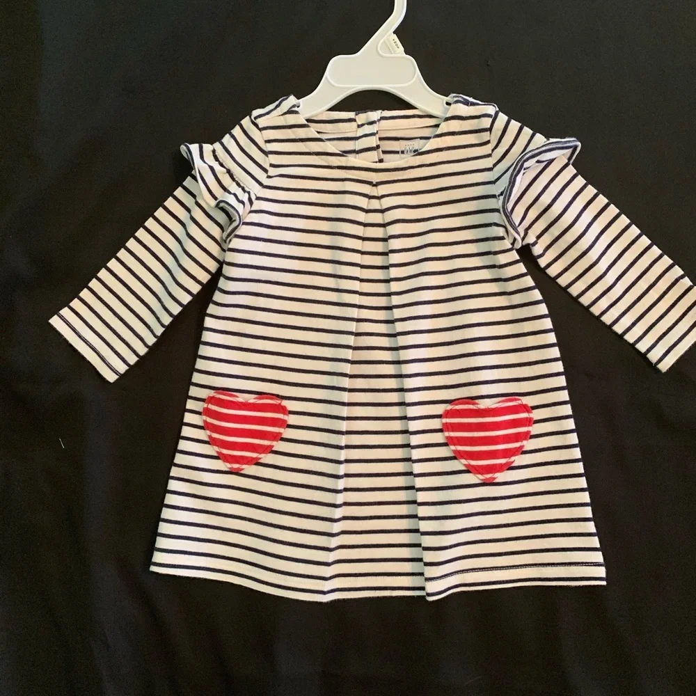 Gap, Sweet Dress, Soft Knit Dress Sz 12-18 Months Excellent Condition